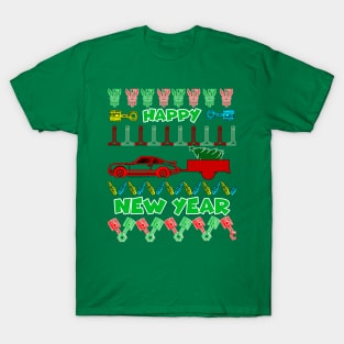 Merry chrismas, happy newyear, car guy, car enthusiast merry chrismas (911) T-Shirt